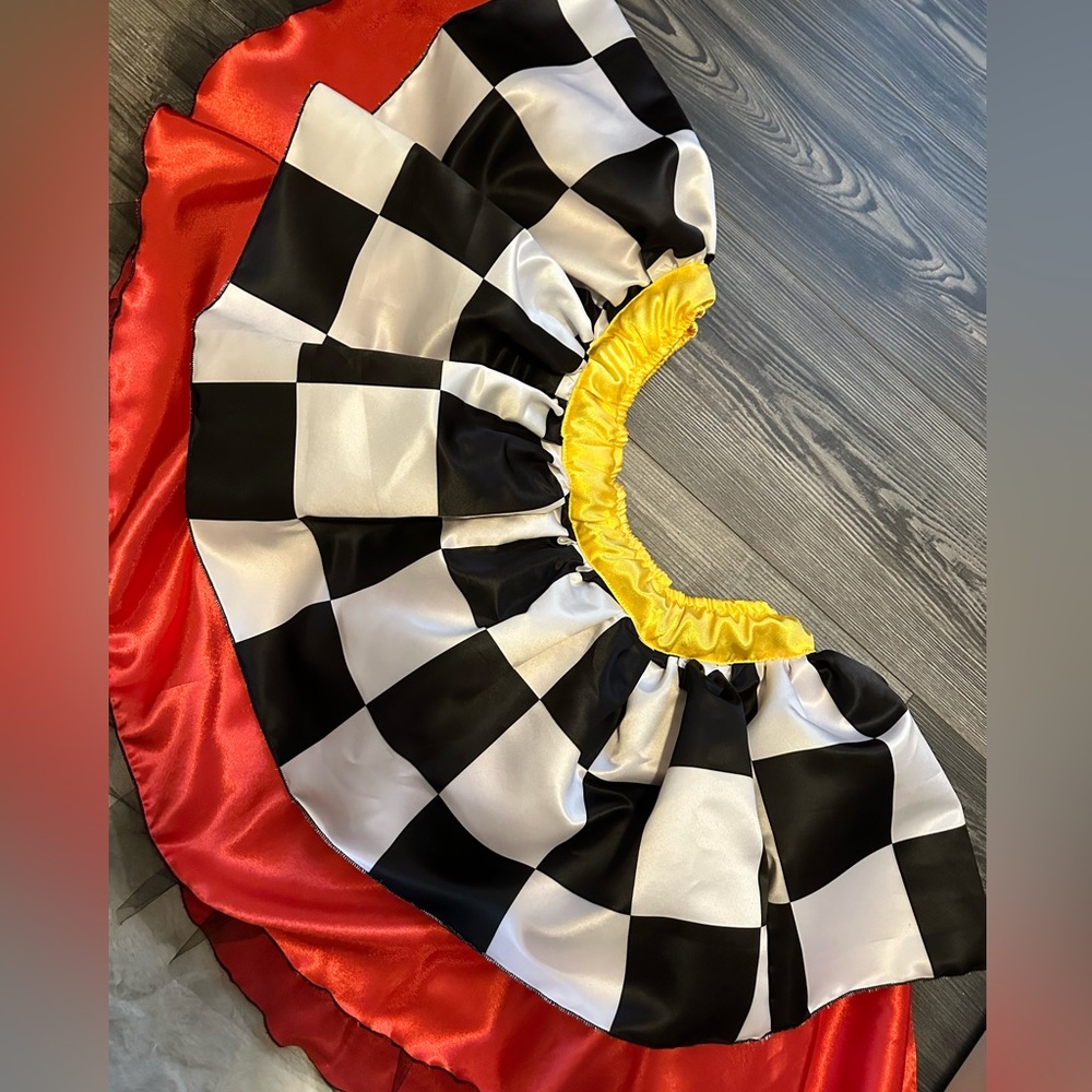 Enchanted Athletics Ka-Chow lightning McQueen skirt